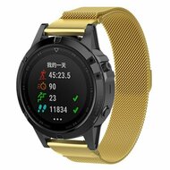 Milanese bandje - Goud - Garmin Tactix 8 - 51mm
