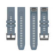 Siliconen sportbandje - Grijsblauw - Garmin Tactix 8 - 47mm