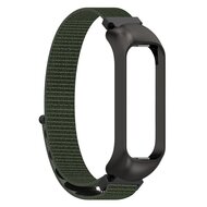 Nylon sport loop band - Donkergroen - Samsung Galaxy Fit 2