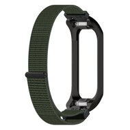 Nylon sport loop band - Donkergroen - Samsung Galaxy Fit 2