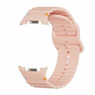 Classic Wave siliconen band - Roze - Samsung Galaxy Watch 8 Classic - 46mm