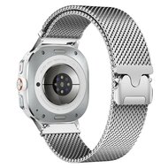 Milanese band met parachute sluiting - Zilver - Samsung Galaxy Watch 8 - 40mm / 44mm