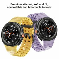 Marine siliconen band - Lichtblauw - Samsung Galaxy Watch 8 Classic - 46mm