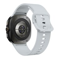 Solid color siliconen band - Lichtgrijs - Samsung Galaxy Watch Ultra - 47mm
