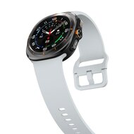 Solid color siliconen band - Lichtgrijs - Samsung Galaxy Watch Ultra - 47mm
