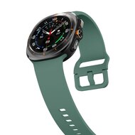 Solid color siliconen band - Groen - Samsung Galaxy Watch Ultra - 47mm