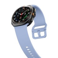 Solid color siliconen band - Pastel blauw - Samsung Galaxy Watch Ultra - 47mm