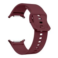 Solid color siliconen band - Bordeaux - Samsung Galaxy Watch Ultra - 47mm