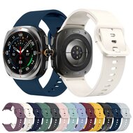Solid color siliconen band - Bordeaux - Samsung Galaxy Watch Ultra - 47mm