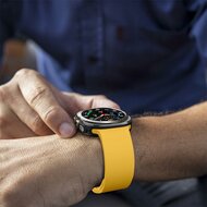 Solid color siliconen band - Geel - Samsung Galaxy Watch Ultra - 47mm