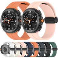 D-buckle Solid Line sportbandje - Groen - Samsung Galaxy Watch 8 Classic - 46mm