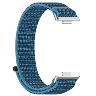 Sport loop nylon bandje - Blauw - Huawei Watch Fit 3 / Fit 4