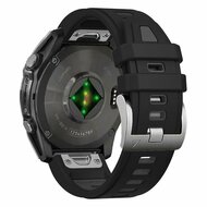 Siliconen bandje - Zwart - Garmin Fenix 7s/6s/5s / Instinct 2s / Epix Pro Gen 2 (42mm)
