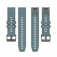 Siliconen sportbandje - Grijsblauw - Garmin Fenix 7s/6s/5s / Instinct 2s / Epix Pro Gen 2 (42mm)