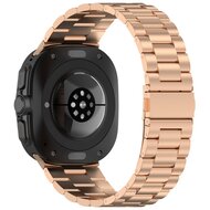 Stalen schakelband - Ros&eacute; goud - Samsung Galaxy Watch Ultra 47mm