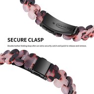 Fitbit Inspire 3 - Resin schakelbandje - Roze met zwart