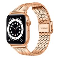 Metalen bandje - Ros&eacute; goud - Geschikt voor Apple watch 38mm / 40mm / 41mm / 42mm