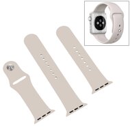 Rubberen sportbandje - Sterrenlicht / starlight - Geschikt voor Apple Watch 38mm / 40mm / 41mm / 42mm