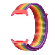 Nylon loop bandje - Multicolor regenboog  - Samsung Galaxy Watch Ultra 47mm