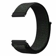 Sport Loop nylon bandje - Zwart gem&ecirc;leerd - Huawei Watch 4 (pro) / 3 (pro) / Ultimate