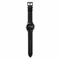 lederen bandje - Zwart - Huawei Watch 4 (pro) / 3 (pro) / Ultimate