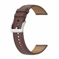 Luxe leren bandje - Donkerbruin - Huawei Watch 4 (pro) / 3 (pro) / Ultimate