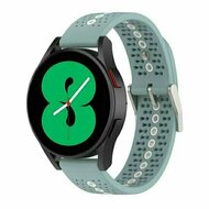 Dot Pattern siliconen bandje - Groenblauw - Huawei Watch 4 (pro) / 3 (pro) / Ultimate / Ultimate 2