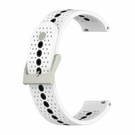 Dot Pattern siliconen bandje - Wit - Huawei Watch 4 (pro) / 3 (pro) / Ultimate / Ultimate 2