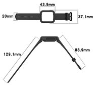 Siliconen sportband met case - Mintgroen - Xiaomi Redmi Watch 2 (Lite)