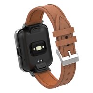 Leren band met case - Bruin - Xiaomi Redmi Watch 2 (Lite)