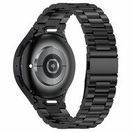 Stalen band met aansluitknop  - Zwart - Samsung Galaxy Watch 4 Classic - 42mm &amp; 46mm