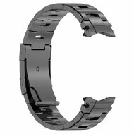 Titanium band met aansluitknop - Grafietgrijs - Samsung Galaxy Watch 4 Classic - 42mm &amp; 46mm