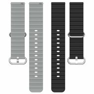 Ocean Style bandje - Zwart / grijs - Samsung Galaxy Watch 4 Classic - 42mm &amp; 46mm