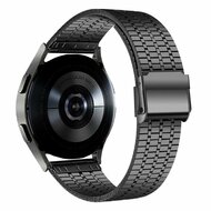 Stalen bandje - Zwart - Samsung Galaxy Watch 4 - 40mm &amp; 44mm