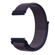 Sport Loop nylon bandje - Navy / donkerpaars gem&ecirc;leerd - Samsung Galaxy Watch 4 - 40mm / 44mm