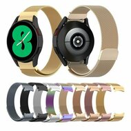 Samsung Galaxy Watch 4 - 40mm / 44mm - Milanese bandje (ronde connector) - Champagne goud