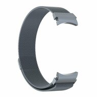 Samsung Galaxy Watch 4 - 40mm / 44mm - Milanese bandje (ronde connector) - Space Grey