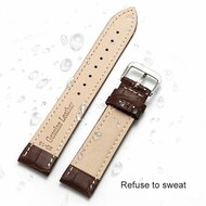Samsung Galaxy Watch 5 (Pro) - 40mm / 44mm / 45mm - Crocodile leren bandje - Bruin