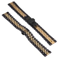 Stalen band - Zwart met goud - Garmin Approach S12 / S40 / S42