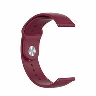 Garmin Venu 3s / Vivoactive 4s / Venu 2s / Vivomove 3s / Forerunner 255s / 265s - Sportbandje - Maat: Large - Bordeaux