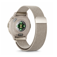 Garmin Venu 3s / Vivoactive 4s / Venu 2s / Vivomove 3s / Forerunner 255s - Milanese bandje - Vintage goud