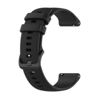 Garmin Venu 3s / Vivoactive 4s / Venu 2s / Vivomove 3s / Forerunner 255s - Sportband met motief - Zwart
