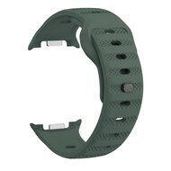 Wave met motief siliconen band - Donkergroen - Samsung Galaxy Watch 8 - 40mm / 44mm