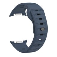 Wave met motief siliconen band - Donkerblauw - Samsung Galaxy Watch 8 - 40mm / 44mm