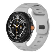 Wave met motief siliconen band - Grijs - Samsung Galaxy Watch 8 - 40mm / 44mm