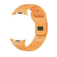 Wave met motief siliconen band - Oranje - Samsung Galaxy Watch 8 - 40mm / 44mm