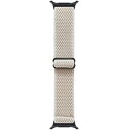 Elastische solo loop nylon bandje - Beige - Samsung Galaxy Watch 8 - 40mm / 44mm