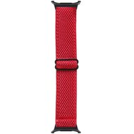 Elastische solo loop nylon bandje - Rood - Samsung Galaxy Watch 8 - 40mm / 44mm