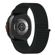 Sportloop nylon bandje - Zwart - Samsung Galaxy Watch 8 - 40mm / 44mm