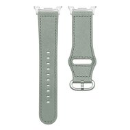 Classic leren band - Grijs - Samsung Galaxy Watch 8 - 40mm / 44mm